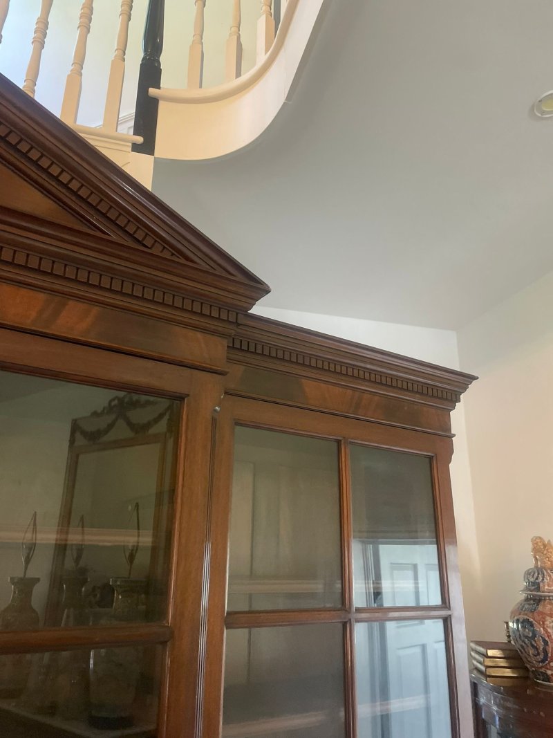 Large Antique Victorian Superb Quality Mahogany Breakfront Bookcase - Image 5